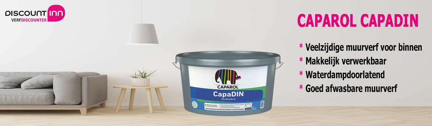 Caparol Capadin, de speciale afwasbare muurverf voor binnen