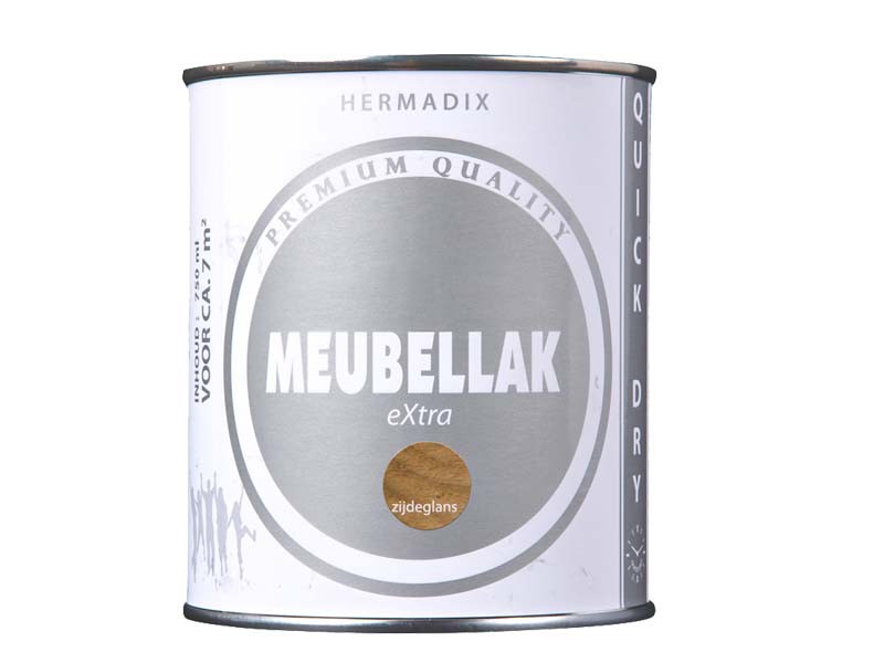 Hermadix Meubellak Blank zijdeglans 0,75L