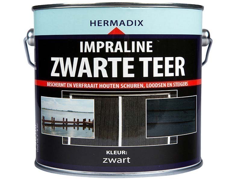 Hermadix Impraline Zwarte Teer 2,5L