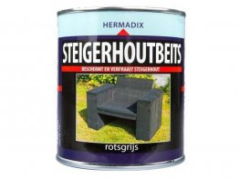 Hermadix Steigerhoutbeits Rots Grijs 0,75L