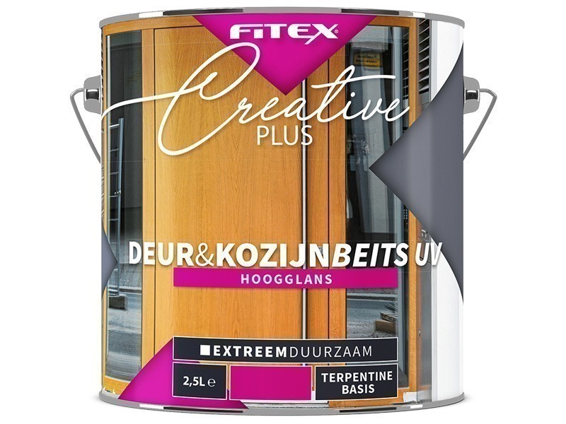 Fitex Creative+ Deur & Kozijn Beits UV Dekkend Hoogglans 2,5L