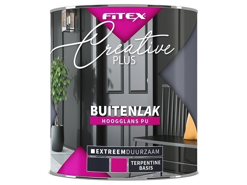 Fitex Creative Plus Buitenlak Hoogglans PU 0,75L Kleurkeuze