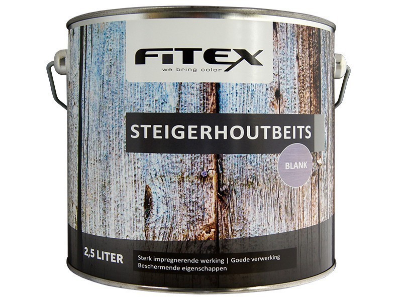 Fitex Steigerhoutbeits 2,5L Blank.
