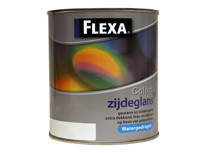 Flexa Colors Zijdeglans WB 0,5L. Wit