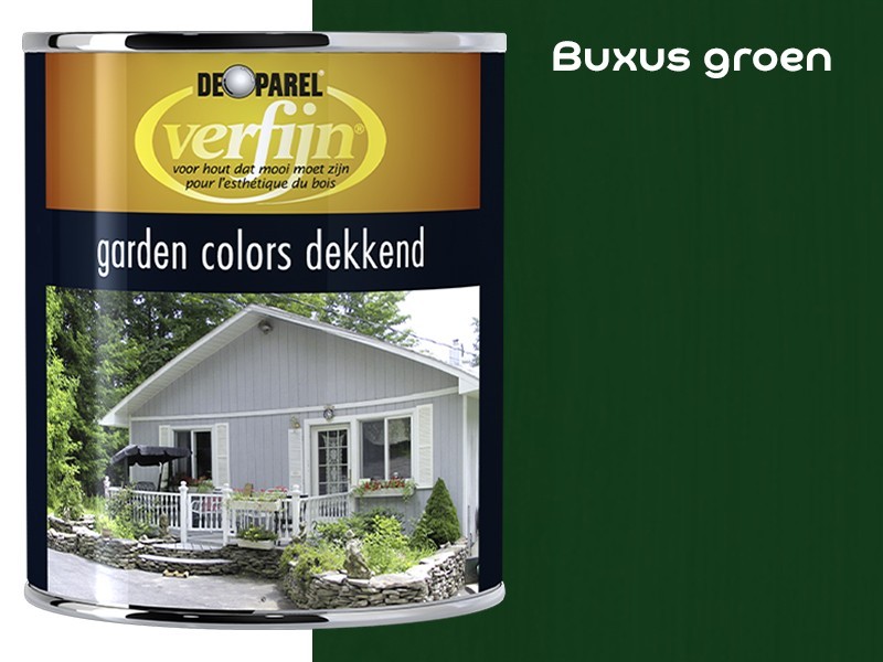 De Parel Verfijn Garden Colors 0,75L. 08 Buxus Groen