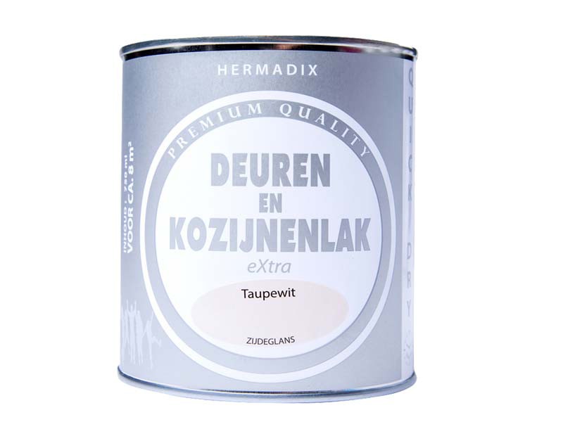 Hermadix Deuren en Kozijnenlak Taupe Wit 0,75L