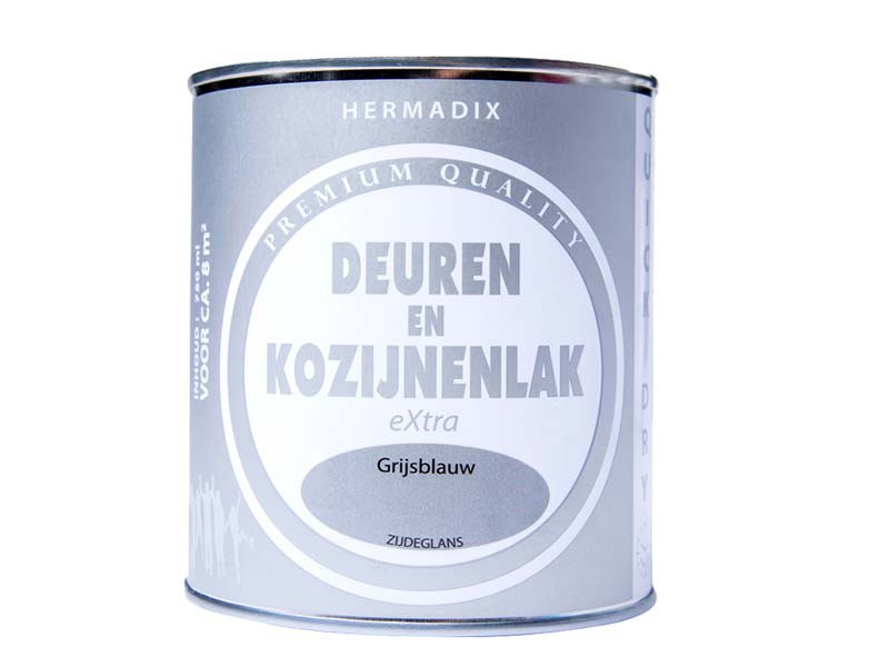 Hermadix Deuren en Kozijnenlak Grijsblauw 0,75L