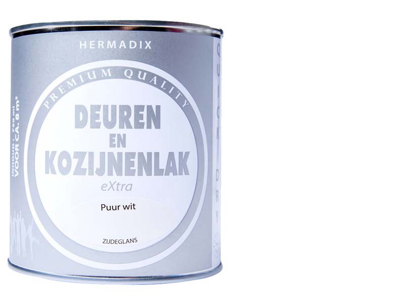 Hermadix Deuren en Kozijnenlak Puur Wit 0,75L