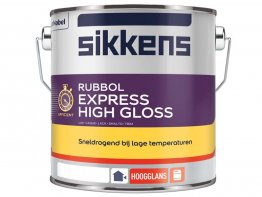 Sikkens Rubbol Express High Gloss 2,5L Wit.