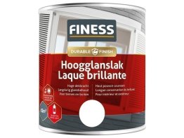 Finess Hoogglanslak 0,75L. 14204 Creme wit RAL 9001