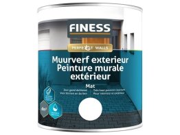 Finess Muurverf Mat Exterieur 1L. Lichte kleuren