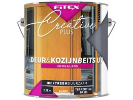 Fitex Creative+ Deur & Kozijn Beits UV Blank Hoogglans 2,5L