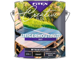Fitex Creative Plus Steigerhoutbeits 2,5L Zwart