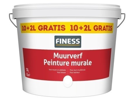 Finess Muurverf 10 + 2 liter Gratis Promo Wit
