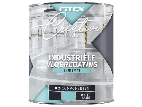 Fitex Creative Plus Industriele Vloercoating 2C 0,75L Wit A-B