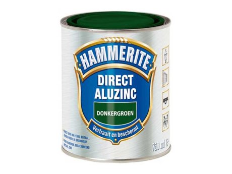 Hammerite direct AluZinc hoogglans donkergroen 0,75L
