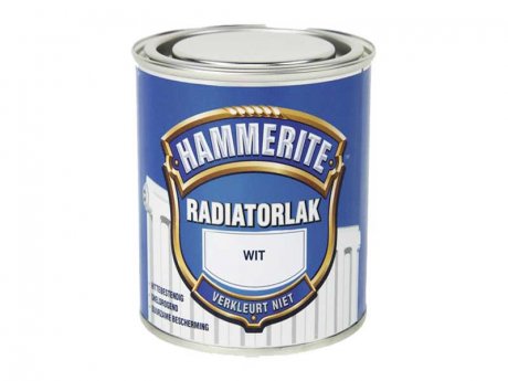 Hammerite radiatorlak zijdeglans wit 0,25L