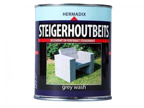 Hermadix Steigerhoutbeits Grey Wash 0,75L