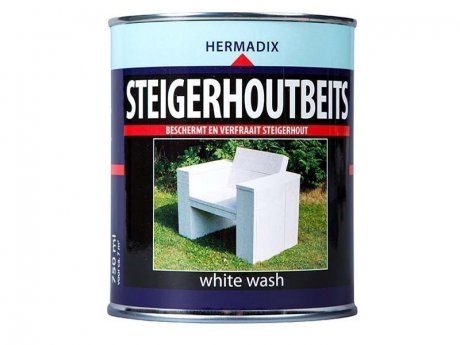 Hermadix Steigerhoutbeits White Wash 0,75L